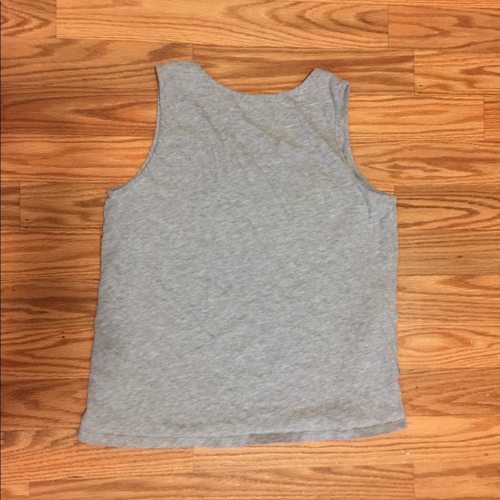 Gray floral Mickey Mouse tank top - Picture 2 of 2